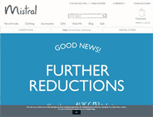 Tablet Screenshot of mistral-online.com